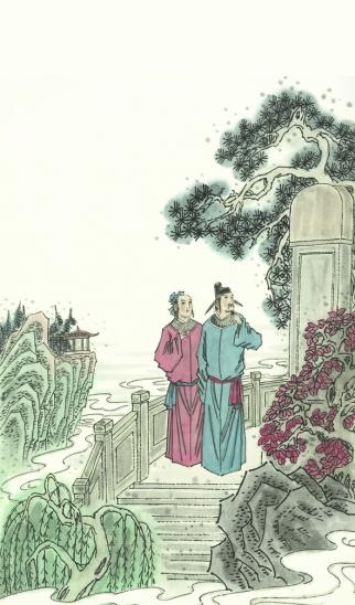 《与诸子登岘山》孟浩然唐诗原文阅读翻译赏析