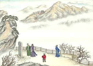 《与诸子登岘山》孟浩然唐诗原文阅读翻译赏析